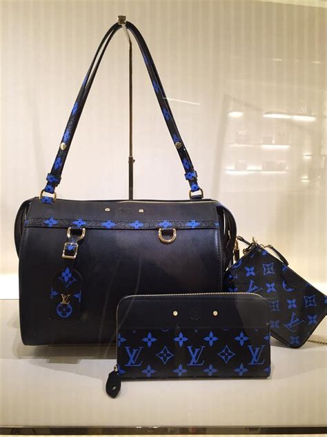 blue lv bags|louis vuitton blue bag monogram.